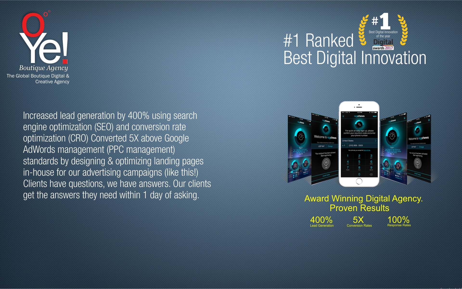 1 Ranked Best Digital Innovation